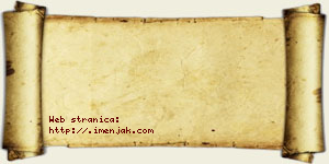 Janko Smolenski vizit kartica